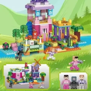 اسباب بازی لگو ماینکرفت خانه و آدم