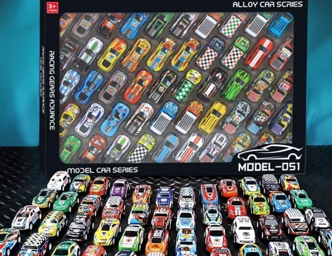 اسباب‌بازی پکیج ماشین فلزی ۵۰ عددی