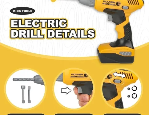 اسباب‌بازی دریل باتری‌خور