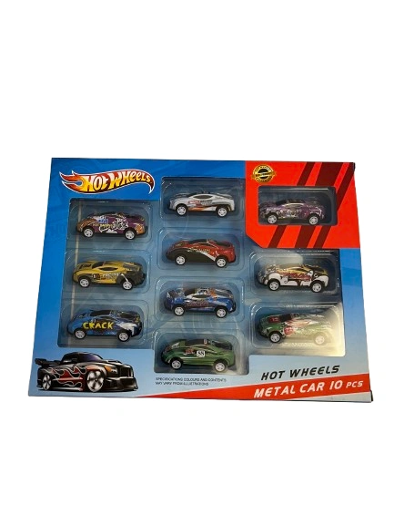 اسباببازی ست ماشین فلزی ۱۰ عددی Hot Wheels