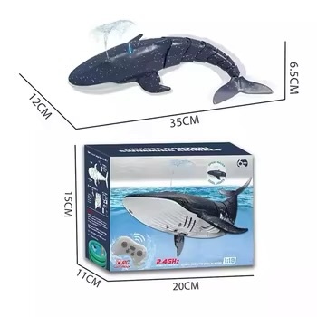 اسباب‌بازی نهنگ کنترلی شارژی مخصوص آب