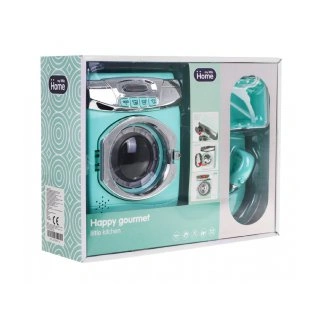 اسباب‌بازی ست لوازم خانگی پاستلی (لباسشویی باتری‌خور)