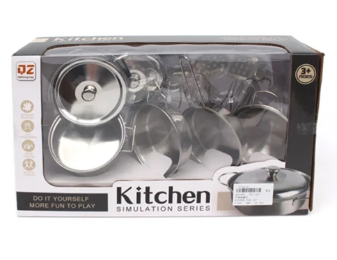 اسباب‌بازی ست ظروف استیل کودک